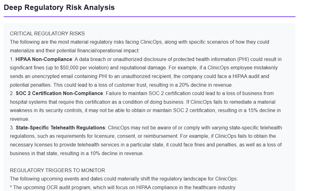 Regulatory & Policy Exposure Intelligence Engine