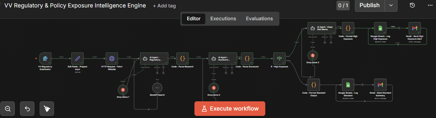 Regulatory & Policy Exposure Intelligence Engine